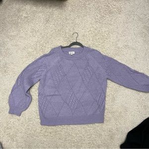 Lavender sweater